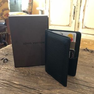 Louis Vuitton Epi Noir Pocket Organiser